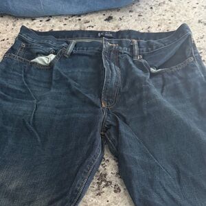 GAP Men's Dark Blue Relaxed Jeans